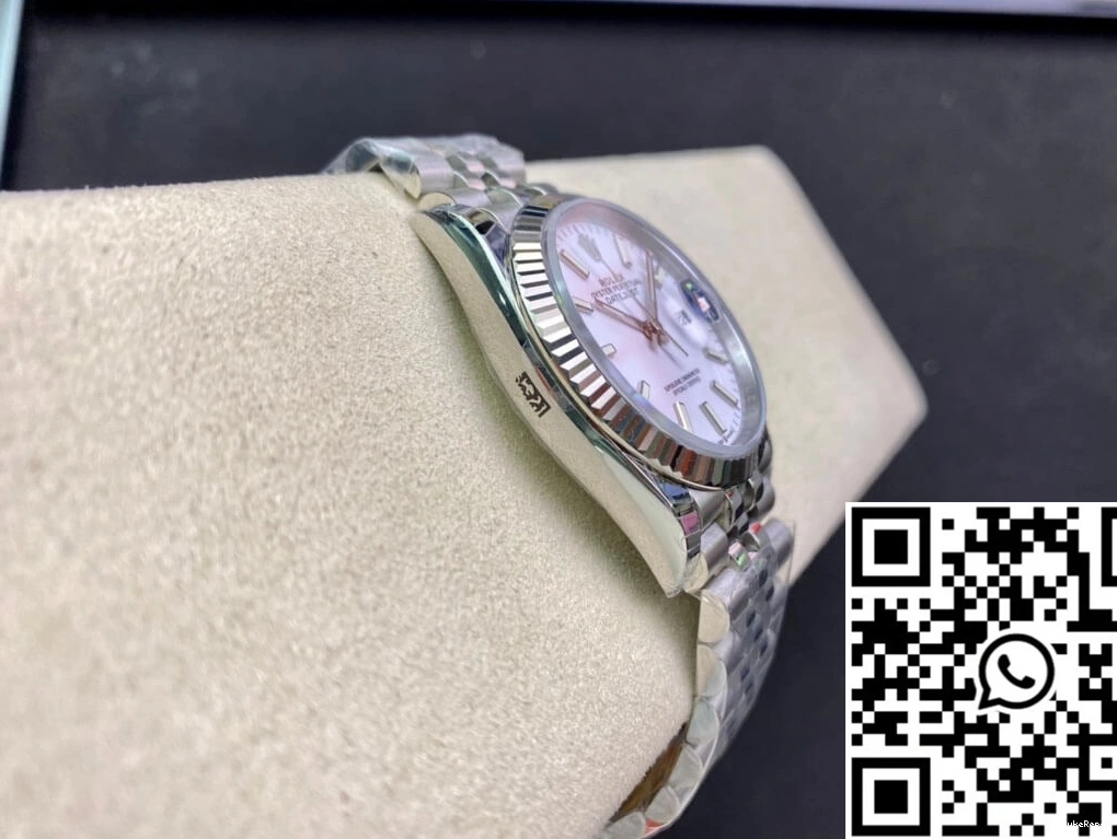 White Factory Rolex Stainless Dial Steel EW Datejust 36MM 1018